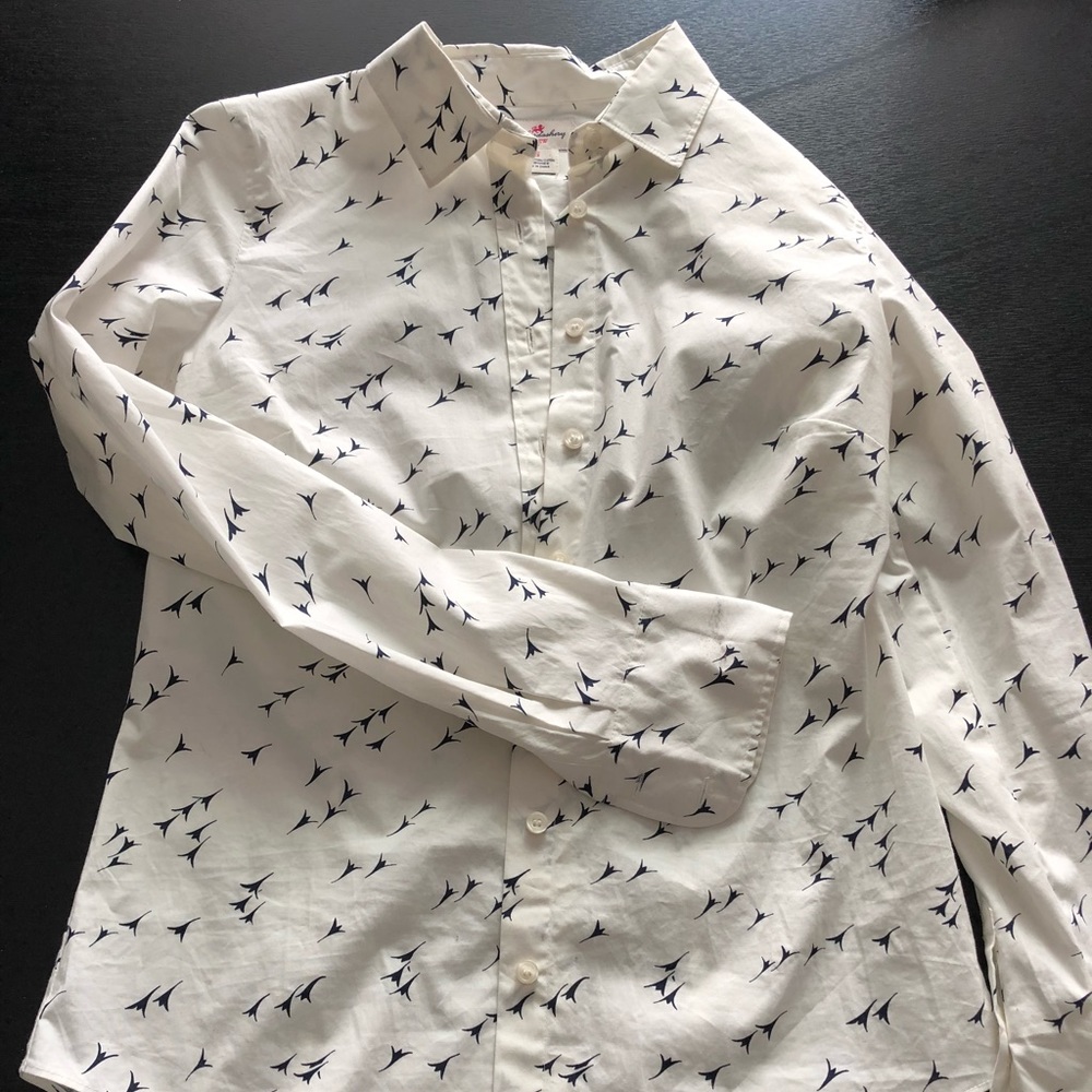 J Crew Button-down Patterned